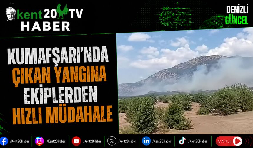 Kumafşarı'nda Çıkan Yangına Ekiplerden Hızlı Müdahale