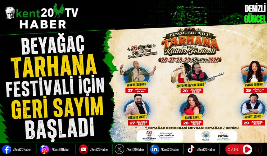 Beyağaç Tarhana Festivali İçin Geri Sayım Başladı