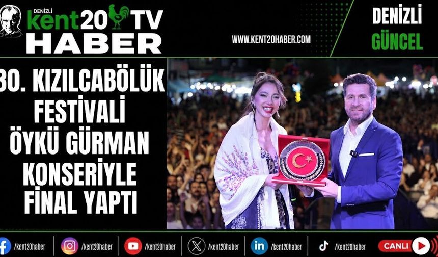 30. Kızılcabölük Festivali Öykü Gürman Konseriyle Final Yaptı