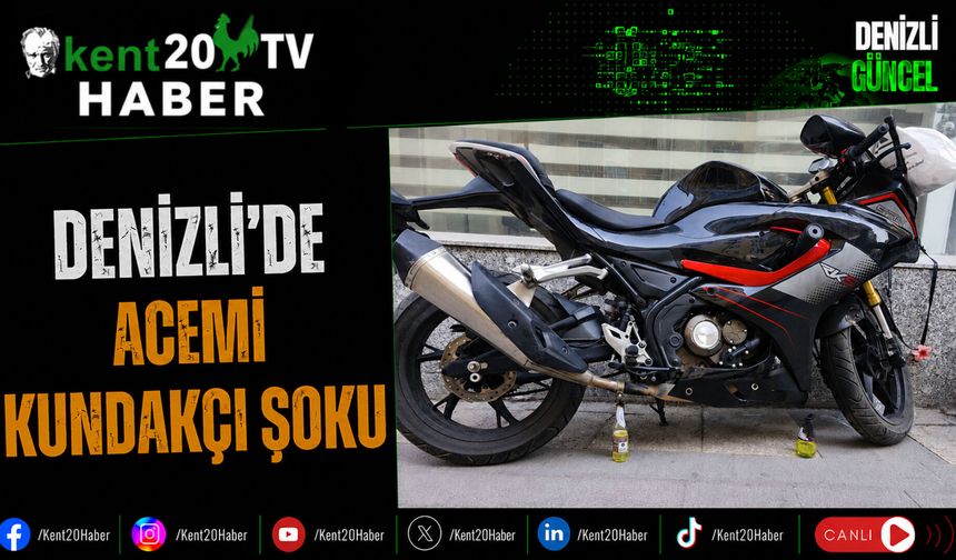 Denizli'de Acemi Kundakçı Şoku