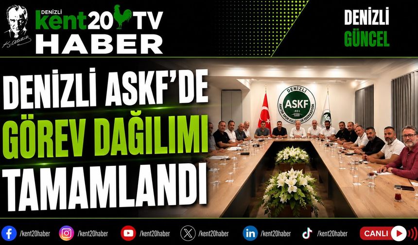 Denizli ASKF’de Yeni Dönem Başladı: Görev Dağılımı Yapıldı