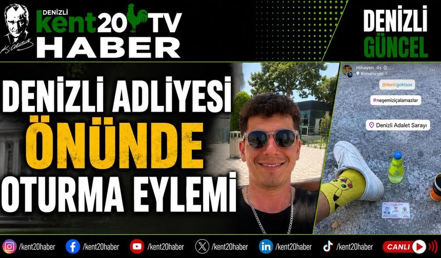 Denizli Adliyesi Önünde Oturma Eylemi Başlatıldı