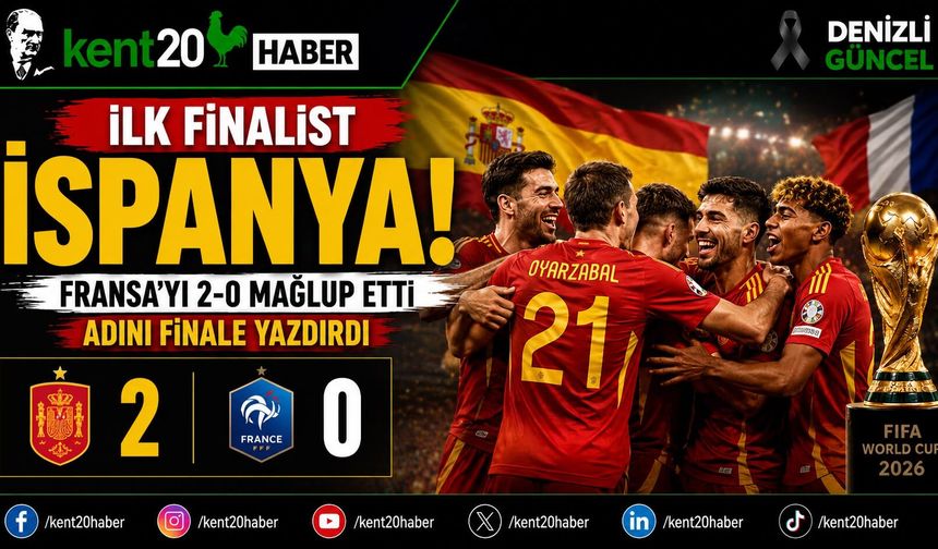 İLK FİNALİST İSPANYA