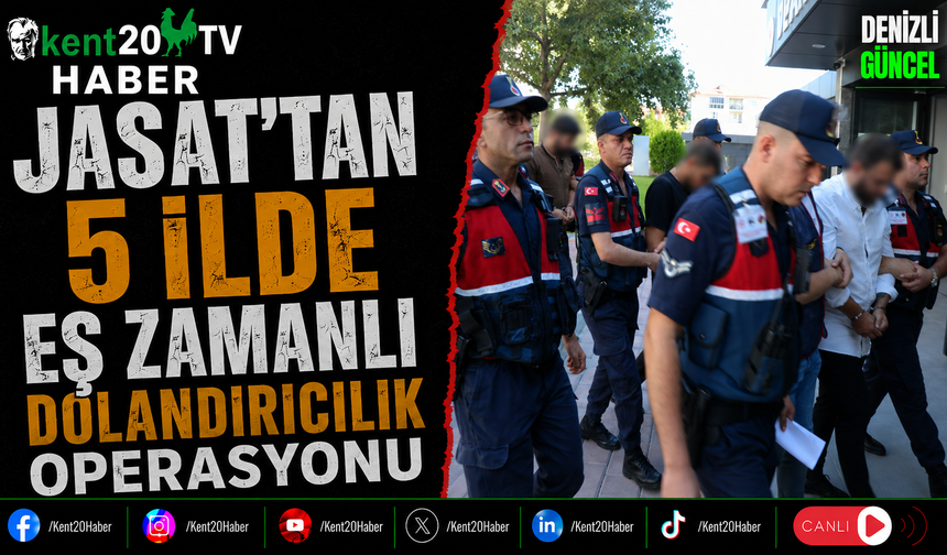 JASAT'tan 5 İlde Eş Zamanlı Dolandırıcılık Operasyonu