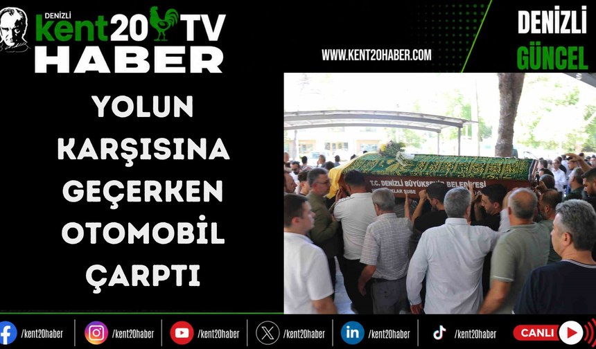 Yolun Karşısına Geçerken Otomobil Çarptı