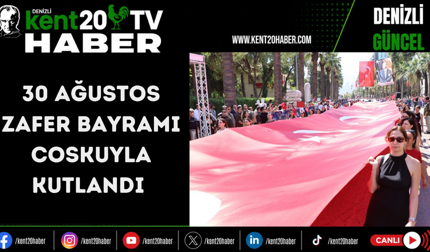 30 AĞUSTOS ZAFER BAYRAMI COSKUYLA KUTLANDI
