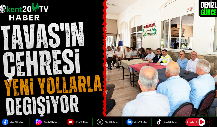 Tavas'ın Çehresi Yeni Yollarla Değişiyor