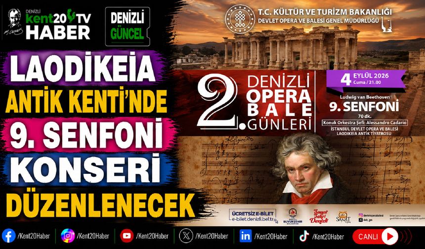 Laodikeia Antik Kenti'nde 9. Senfoni Konseri Düzenlenecek