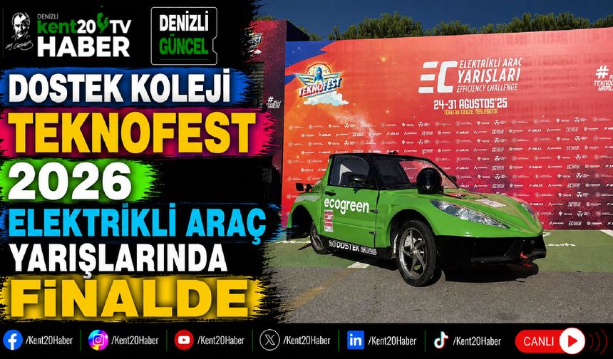 DOSTEK Koleji TEKNOFEST 2026 Elektrikli Araç Yarışlarında Finalde