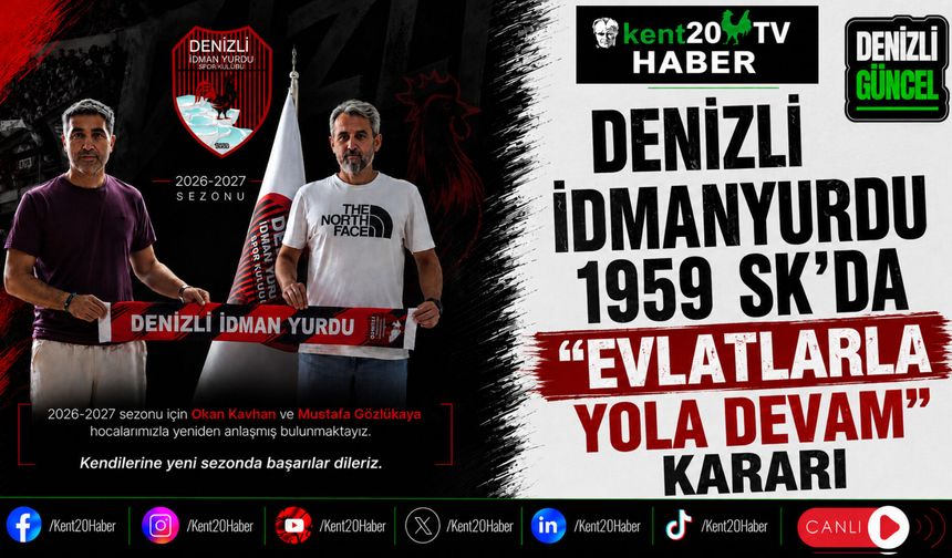 Denizli İdmanyurdu 1959 SK'DA "Evlatlarla Yola Devam" Kararı