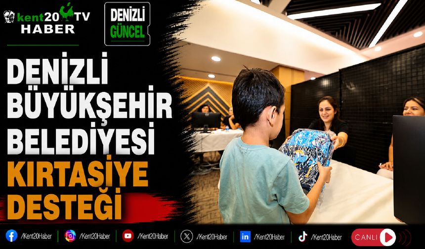 Denizli Büyükşehir Belediyesi kırtasiye desteği
