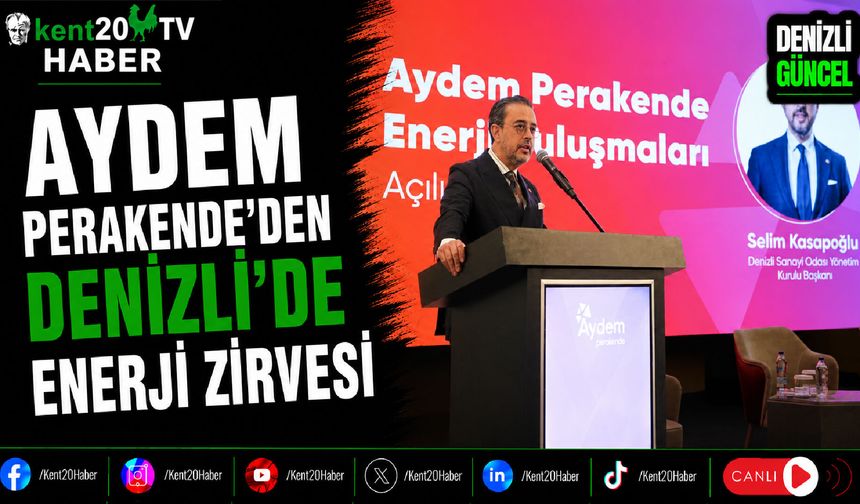 Aydem Perakende'den Denizli'de Enerji Zirvesi