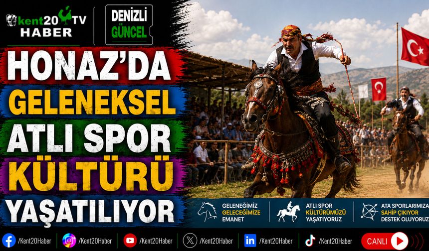 Honaz'da Geleneksel Atlı Spor Kültürü Yaşatılıyor