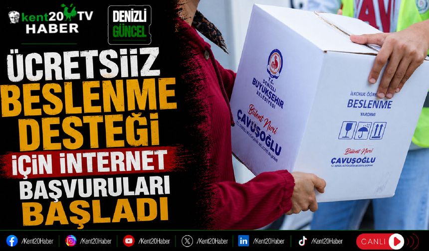 Ücretsiz Beslenme Desteği İçin İnternet Başvuruları Başladı