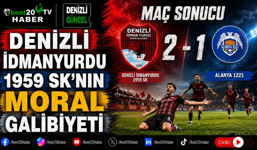 Denizli İdmanyurdu 1959 Sk'nın  Moral Galibiyeti