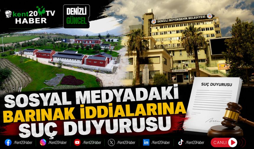 Sosyal Medyadaki Barınak İddialarına Suç Duyurusu