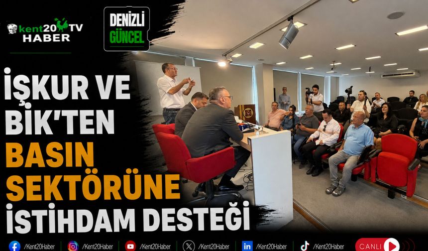 İŞKUR ve BİK'ten Basın Sektörüne İstihdam Desteği