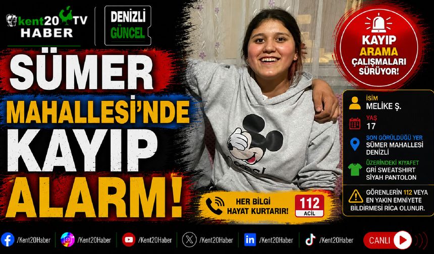 Sümer Mahallesi'nde Kayıp Alarmı
