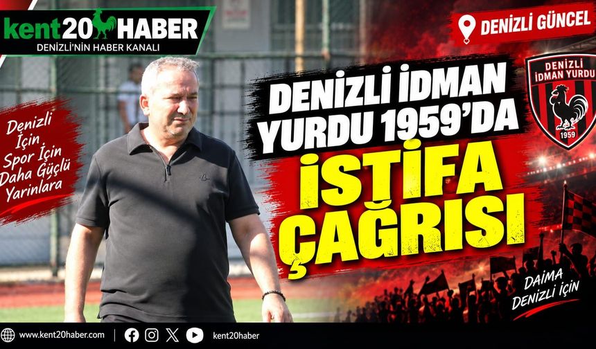 Denizli İdman Yurdu 1959'da İstifa Çağrısı