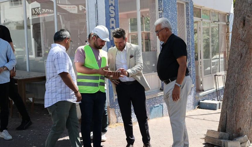 Başkan Tatık saha çalışmalarını denetledi