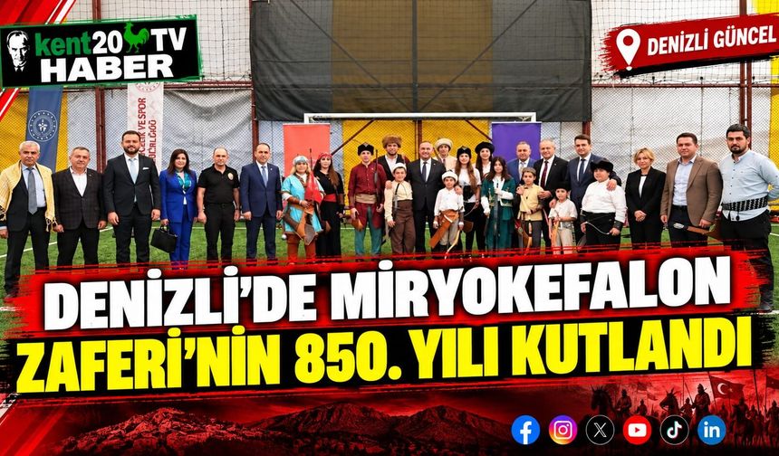 Denizli'de Miryokefalon Zaferi'nin 850. Yılı Kutlandı