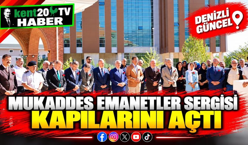 Mukaddes Emanetler Sergisi kapılarını açtı