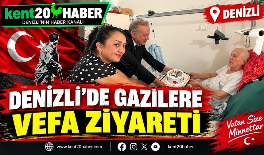 Denizli'de Gazilere Vefa Ziyareti