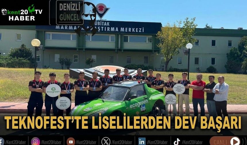 TEKNOFEST’te liselilerden dev başarı