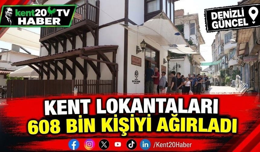 Kent Lokantaları 608 bin kişiyi ağırladı