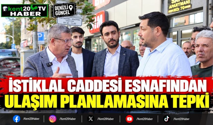 İstiklal Caddesi Esnafından Ulaşım Planlamasına Tepki