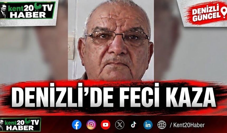 Denizli'de feci kaza