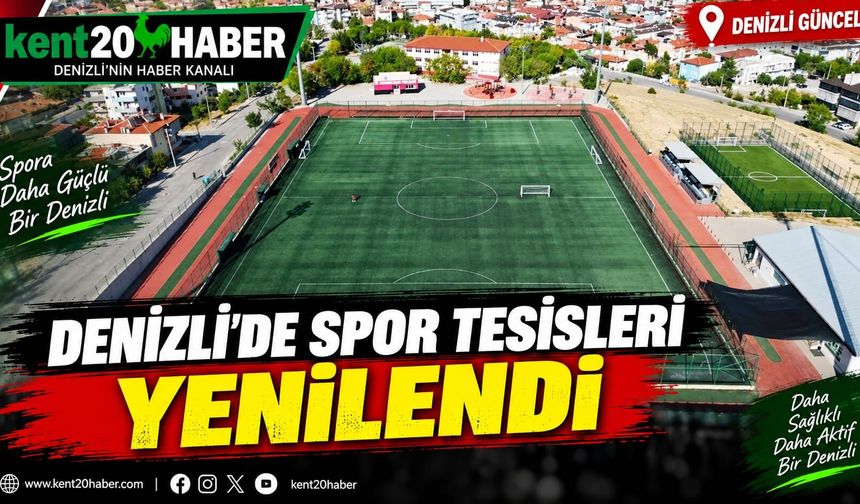 Denizli'de Spor Tesisleri Yenilendi