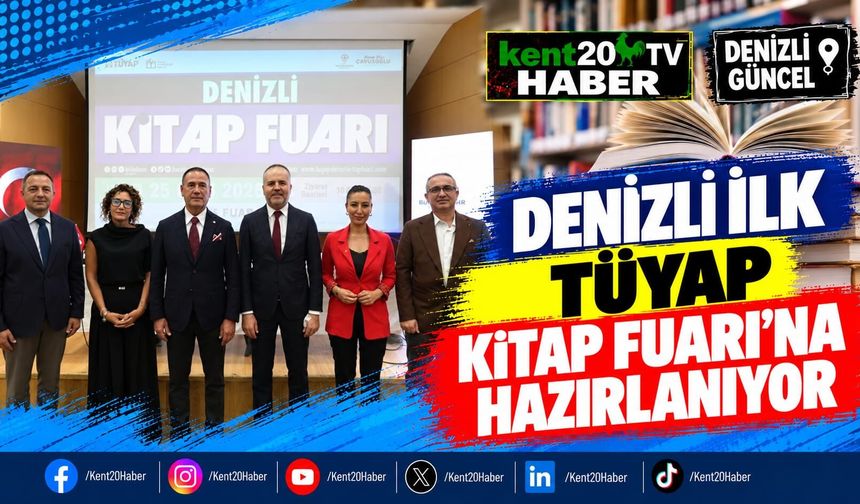 Denizli ilk TÜYAP Kitap Fuarı'na hazırlanıyor
