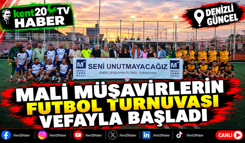 Mali müşavirlerin futbol turnuvası vefayla başladı