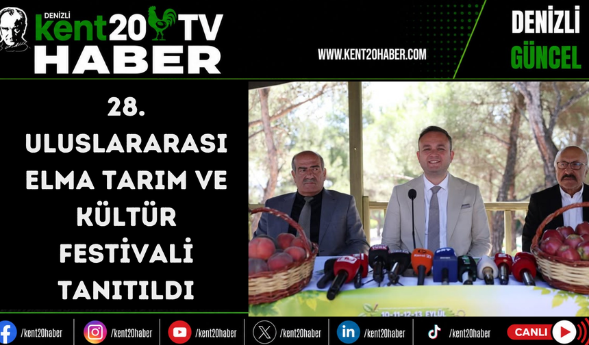 28. Uluslararası Elma Tarım ve Kültür Festivali tanıtıldı