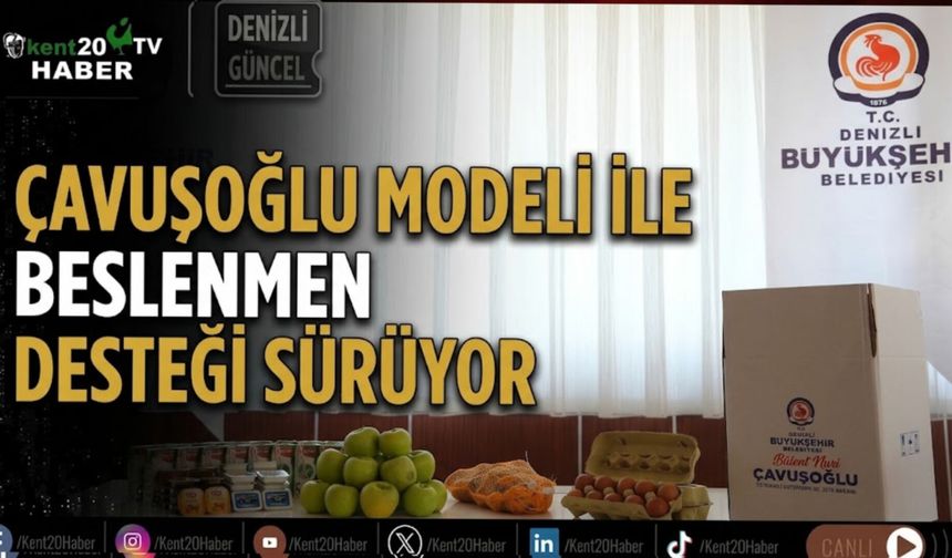 Çavuşoğlu Modeli ile beslenme desteği sürüyor