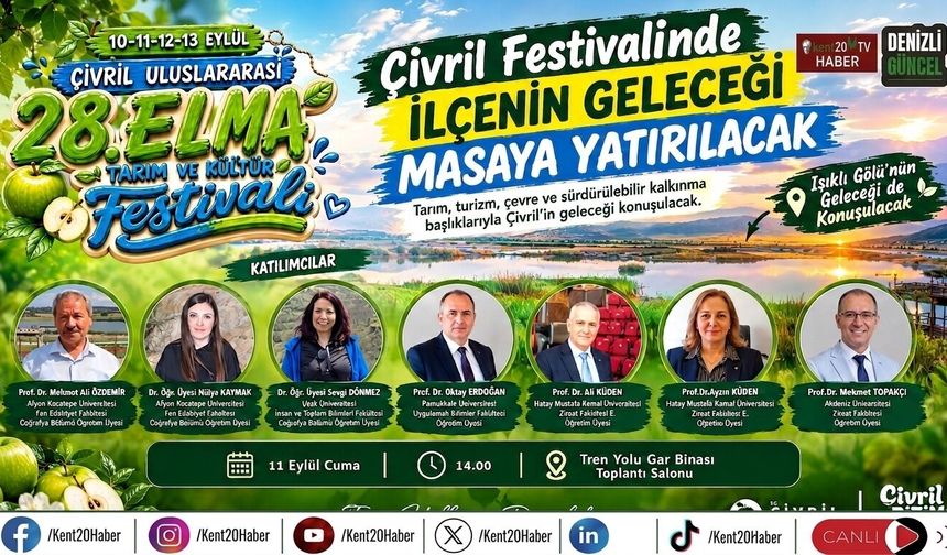 Çivril Festivali'nde ilçenin geleceği masaya yatırılacak