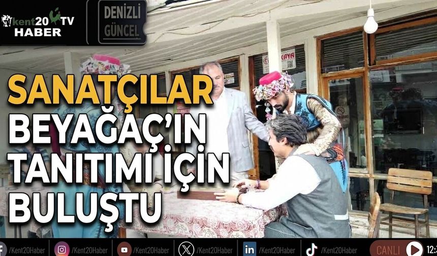 Sanatçılar Beyağaç’ın tanıtımı için buluştu