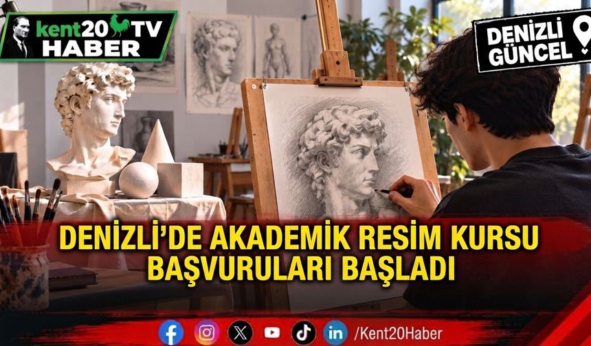 Denizli’de Akademik Resim Kursu Başvuruları Başladı