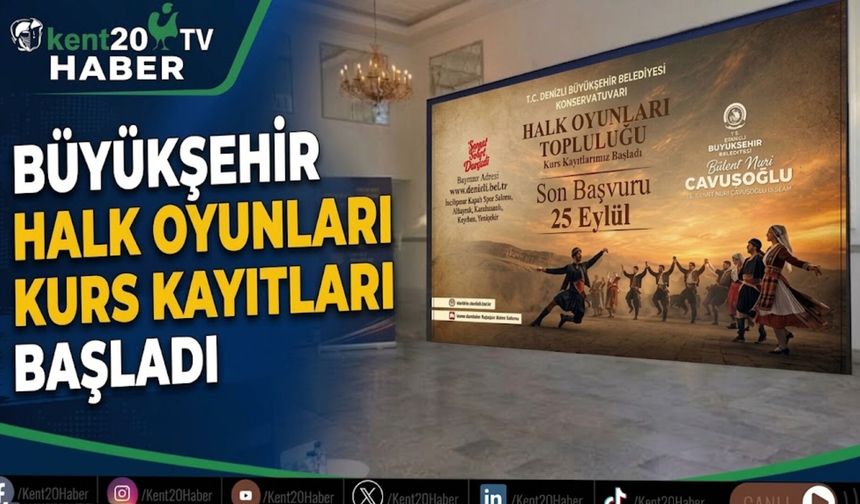 Büyükşehir halk oyunları kurs kayıtları başladı