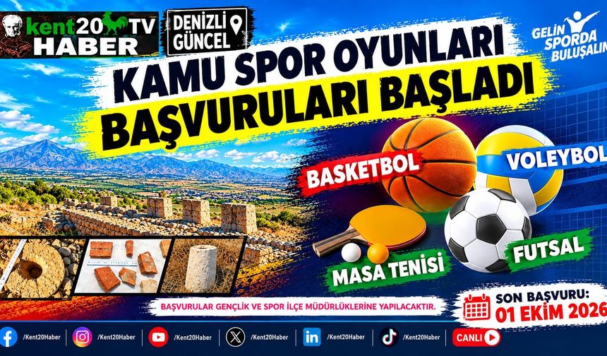 Kamu Spor Oyunları başvuruları başladı