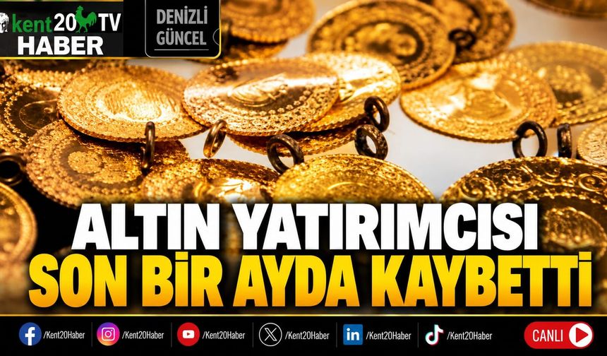 Altın Yatırımcısı Son Bir Ayda Kaybetti