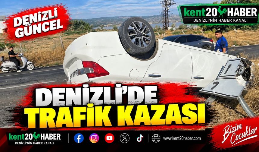 Denizli’de trafik kazası