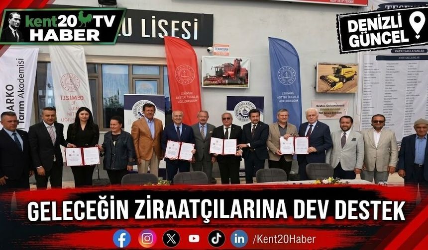 Geleceğin ziraatçılarına dev destek