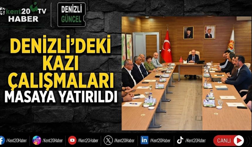 Denizli’deki kazı çalışmaları masaya yatırıldı