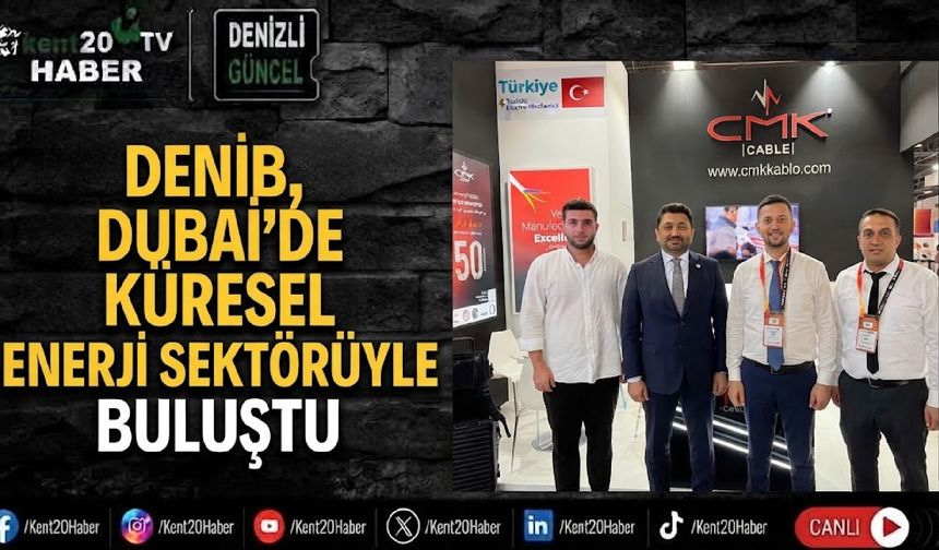DENİB, Dubai’de küresel enerji sektörüyle buluştu