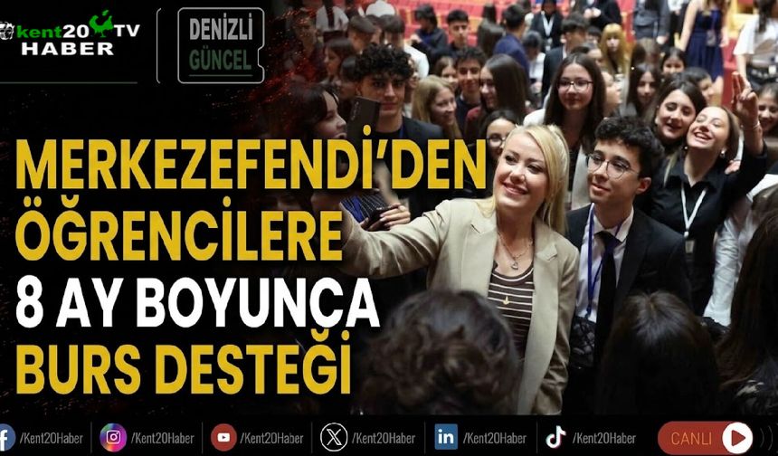 Merkezefendi’den öğrencilere 8 ay boyunca burs desteği