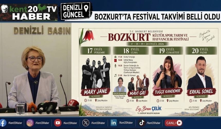 Bozkurt’ta Festival Takvimi Belli Oldu