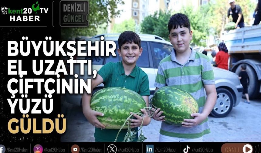 Büyükşehir el uzattı, çiftçinin yüzü güldü