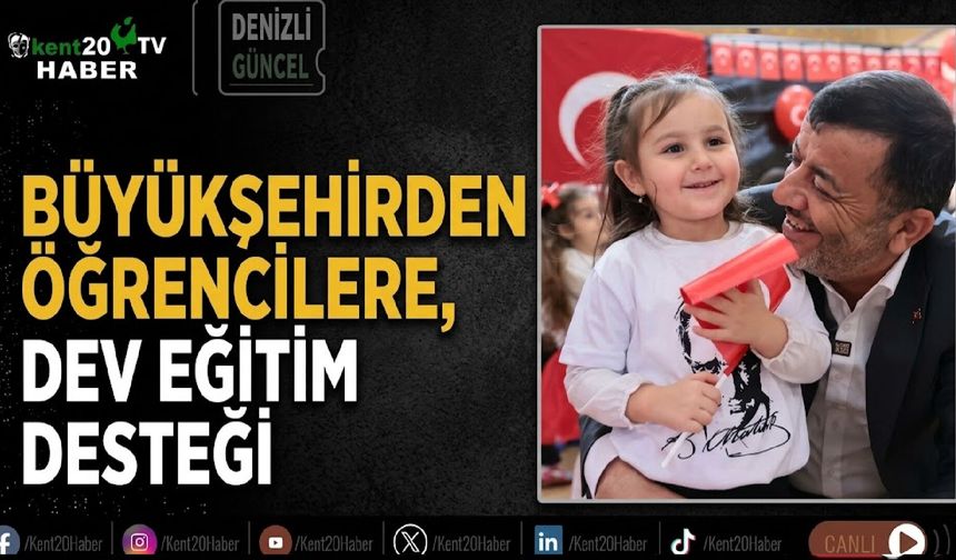 Büyükşehirden öğrencilere dev eğitim desteği